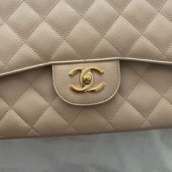 Chanel Classic Jumbo Beige Claire - Picture 7 of 15